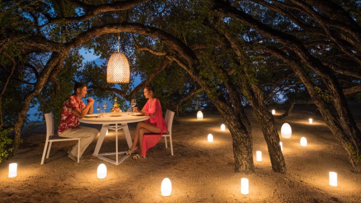 Many of the dining spaces at Banwa imbue intimacy and privacy, and are centred within the forestries